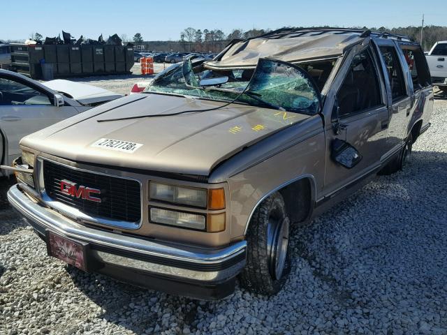 3GKEC16KXSG504327 - 1995 GMC SUBURBAN C TAN photo 2