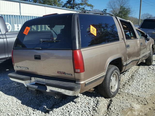 3GKEC16KXSG504327 - 1995 GMC SUBURBAN C TAN photo 4