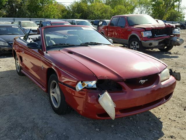 1FAFP4441WF155811 - 1998 FORD MUSTANG RED photo 1