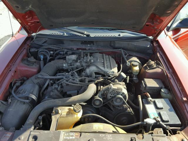 1FAFP4441WF155811 - 1998 FORD MUSTANG RED photo 7