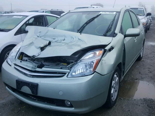 JTDKB20U663169626 - 2006 TOYOTA PRIUS GREEN photo 2