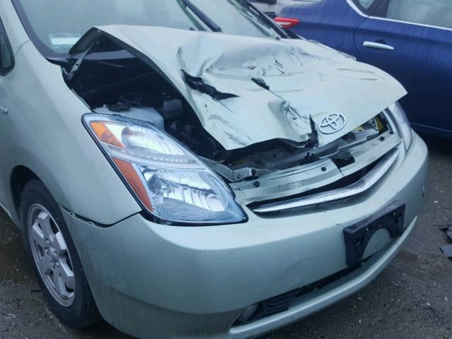 JTDKB20U663169626 - 2006 TOYOTA PRIUS GREEN photo 9