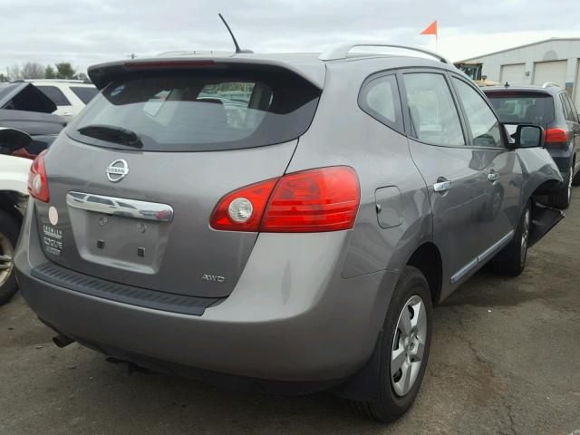 JN8AS5MVXEW713398 - 2014 NISSAN ROGUE SELE GRAY photo 4