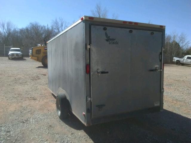 571BE1626FM008485 - 2015 LARK TRAILER GRAY photo 3