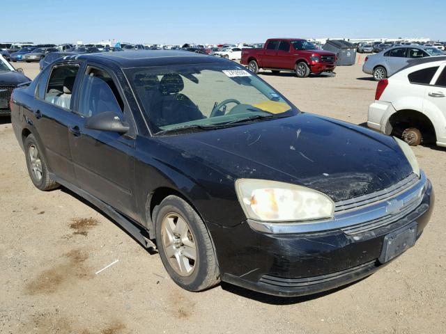 1G1ZT54855F131921 - 2005 CHEVROLET MALIBU LS BLACK photo 1