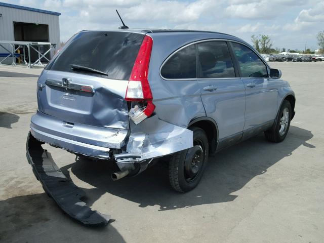 5J6RE3H79AL012010 - 2010 HONDA CR-V EXL BLUE photo 4