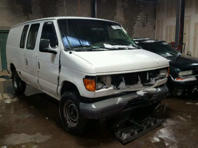 1FTNE24L55HB20151 - 2005 FORD ECONOLINE WHITE photo 1