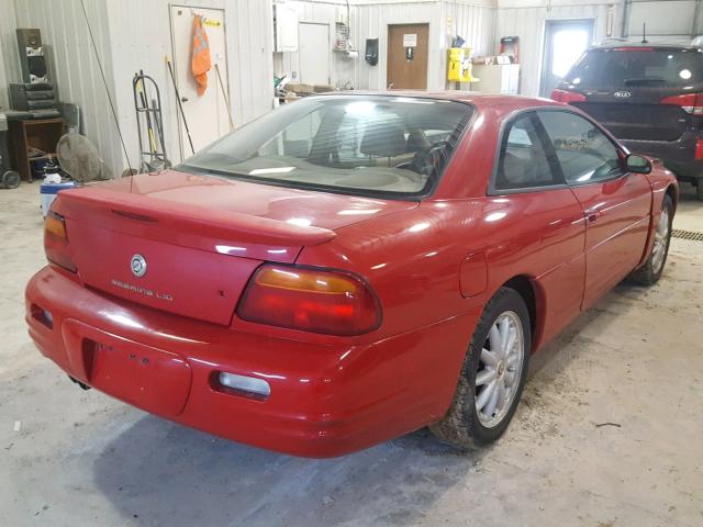 4C3AU52N6YE022634 - 2000 CHRYSLER SEBRING LX RED photo 4