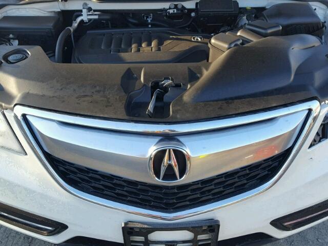 5FRYD4H40GB012374 - 2016 ACURA MDX TECHNO WHITE photo 7