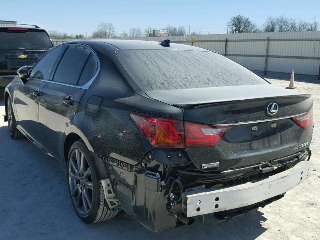 JTHCE1BL9FA004609 - 2015 LEXUS GS 350 BLACK photo 3