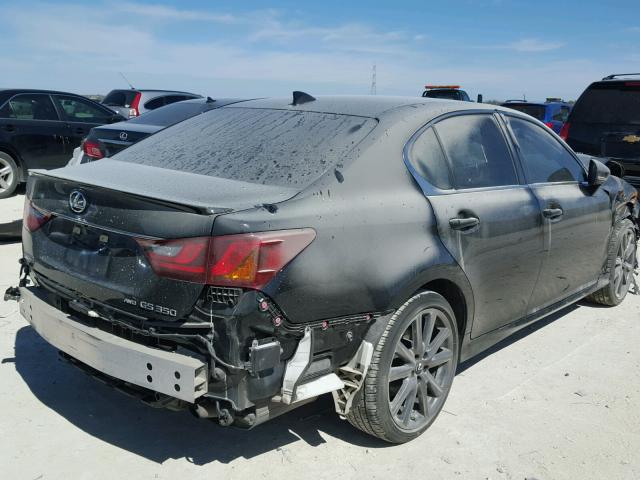 JTHCE1BL9FA004609 - 2015 LEXUS GS 350 BLACK photo 4