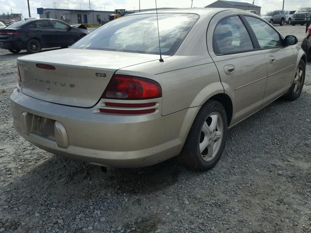 1B3EL46X36N132420 - 2006 DODGE STRATUS SX GOLD photo 4