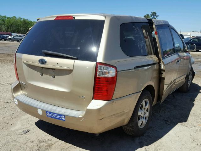 KNDMB233066044390 - 2006 KIA SEDONA EX GOLD photo 4