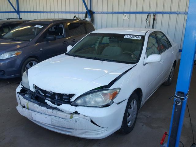 4T1BE32K03U199375 - 2003 TOYOTA CAMRY LE WHITE photo 2