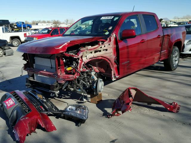 1GCGTDEN6J1183188 - 2018 CHEVROLET COLORADO Z RED photo 2