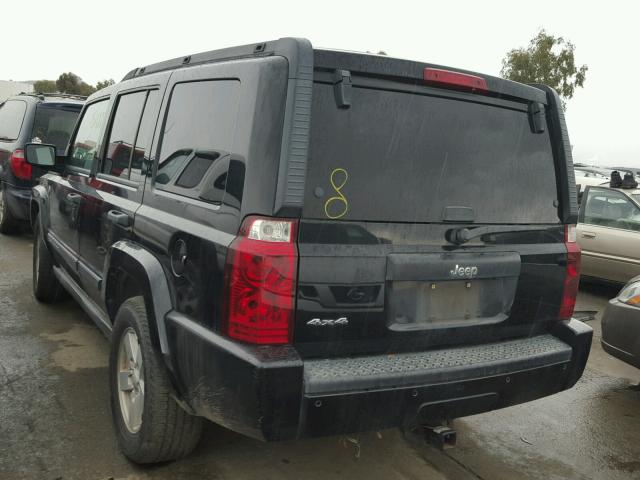 1J8HG48N56C149347 - 2006 JEEP COMMANDER BLACK photo 3