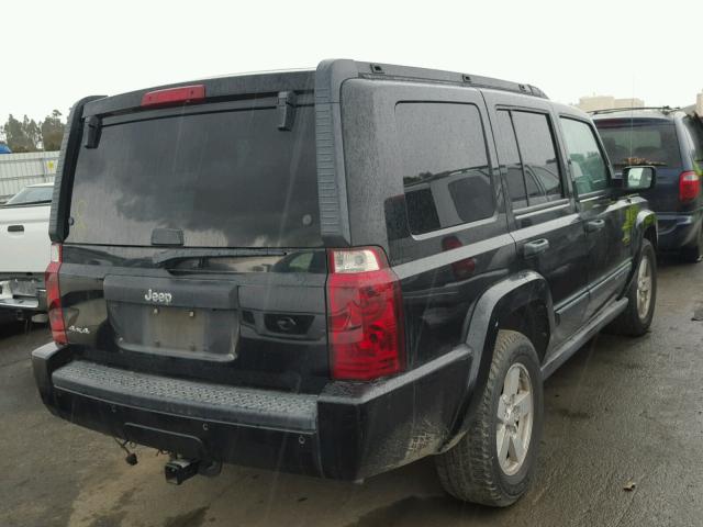 1J8HG48N56C149347 - 2006 JEEP COMMANDER BLACK photo 4