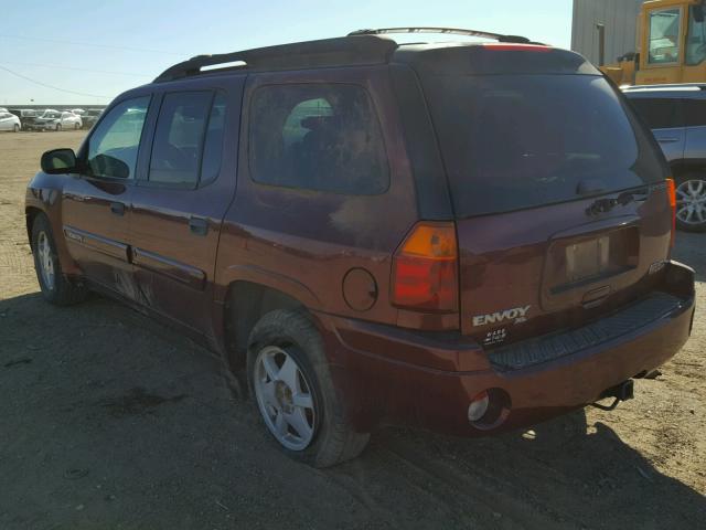 1GKET16S132154306 - 2003 GMC ENVOY XL MAROON photo 3