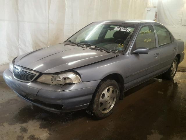 1MEFM6533YK617377 - 2000 MERCURY MYSTIQUE G BLUE photo 2