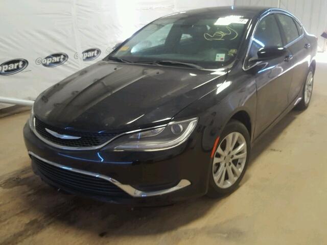 1C3CCCAB4FN563221 - 2015 CHRYSLER 200 LIMITE BLACK photo 2