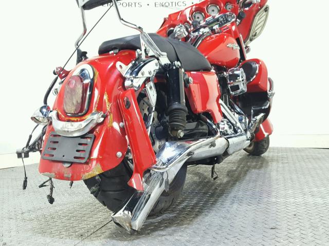 1HD1KB414AB612199 - 2010 HARLEY-DAVIDSON FLHX RED photo 14