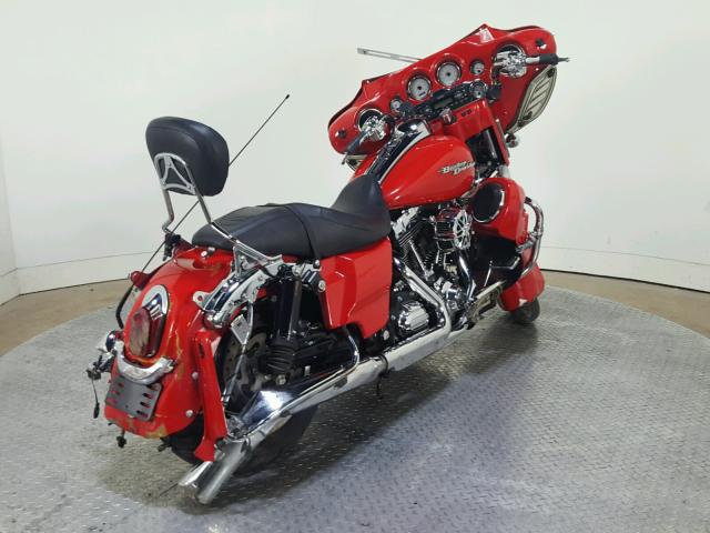 1HD1KB414AB612199 - 2010 HARLEY-DAVIDSON FLHX RED photo 8