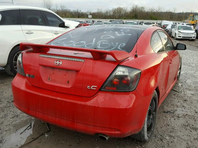 JTKDE177350053111 - 2005 TOYOTA SCION TC 红色 照片 4