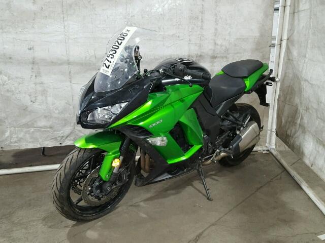 JKAZXCM18FA005712 - 2015 KAWASAKI ZX1000 M GREEN photo 2