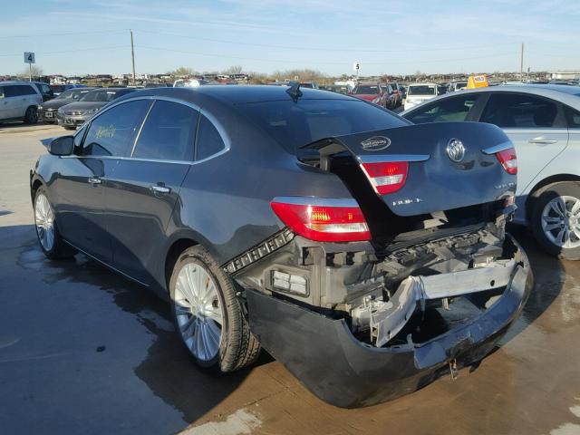 1G4PP5SK7E4164752 - 2014 BUICK VERANO GRAY photo 3