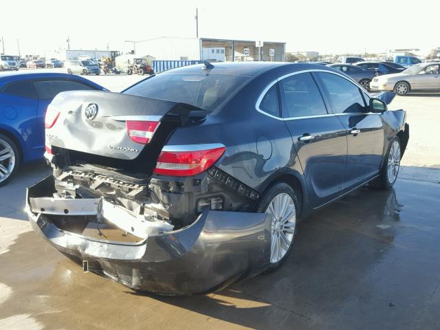 1G4PP5SK7E4164752 - 2014 BUICK VERANO GRAY photo 4