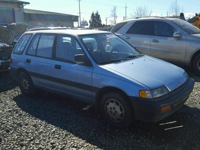 JHMEY3743KS001254 - 1989 HONDA CIVIC WAGO BLUE photo 1