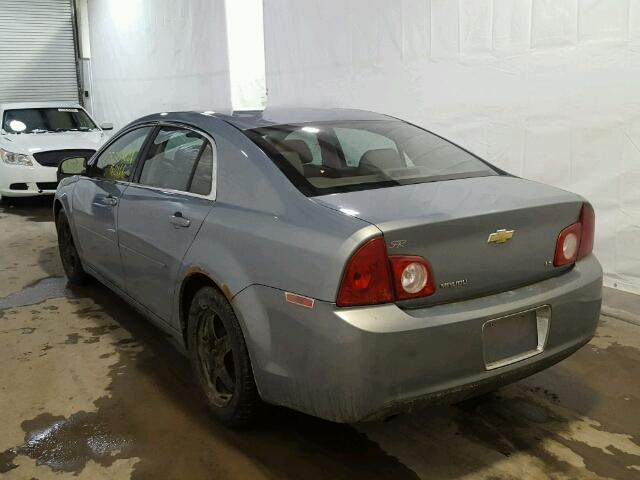 1G1ZG57B094267225 - 2009 CHEVROLET MALIBU LS GRAY photo 3