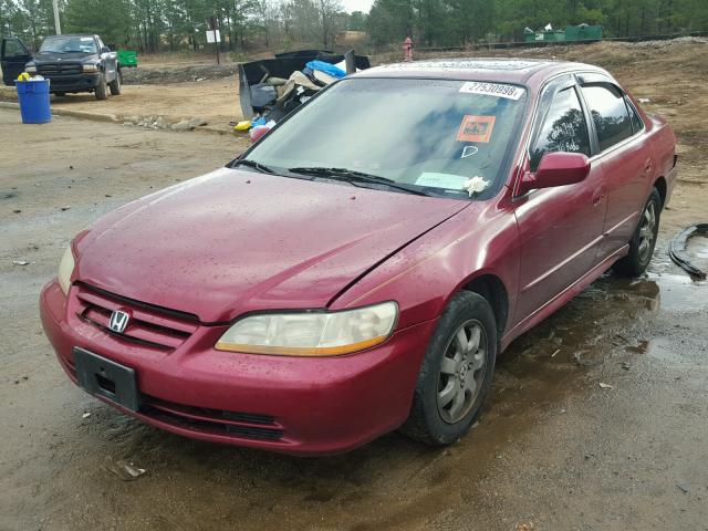 1HGCG66841A003618 - 2001 HONDA ACCORD EX MAROON photo 2