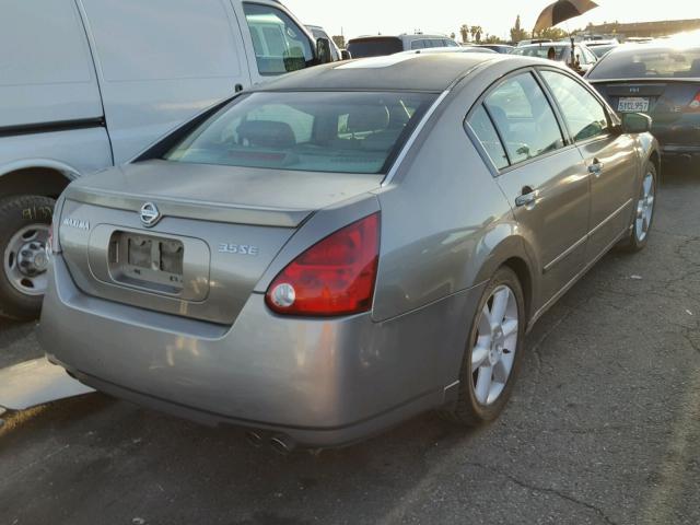 1N4BA41E34C871847 - 2004 NISSAN MAXIMA SE GOLD photo 4