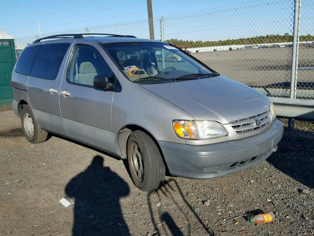 4T3ZF13C51U322518 - 2001 TOYOTA SIENNA LE SILVER photo 1