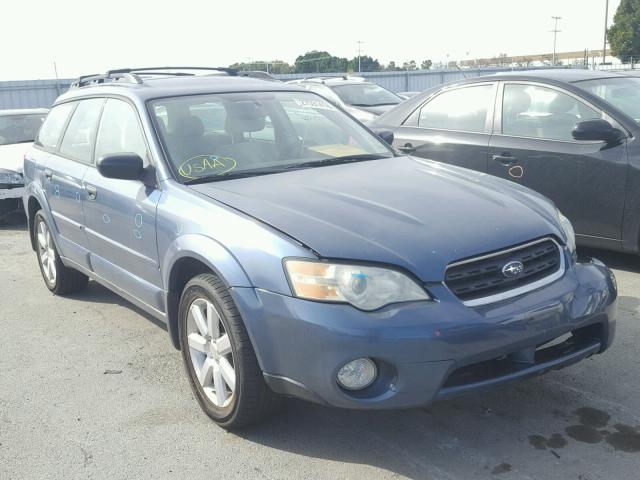 4S4BP61C567348808 - 2006 SUBARU LEGACY OUT BLUE photo 1