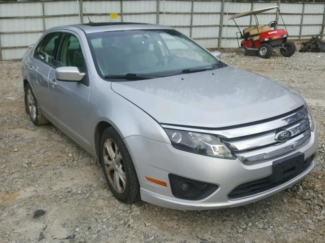 3FAHP0HA9CR183842 - 2012 FORD FUSION SE SILVER photo 1