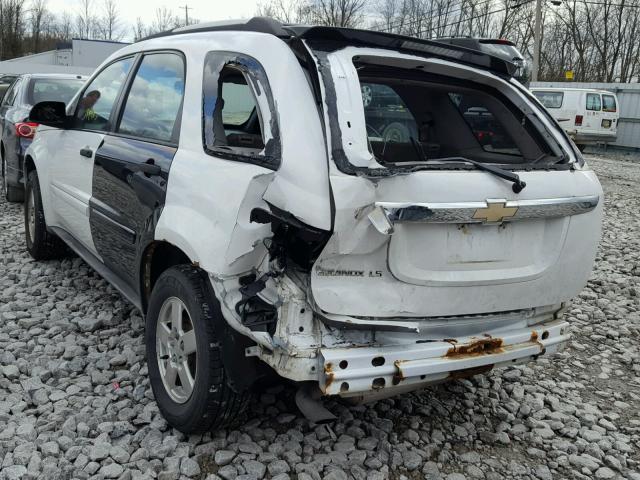 2CNDL13FX56155745 - 2005 CHEVROLET EQUINOX LS WHITE photo 3