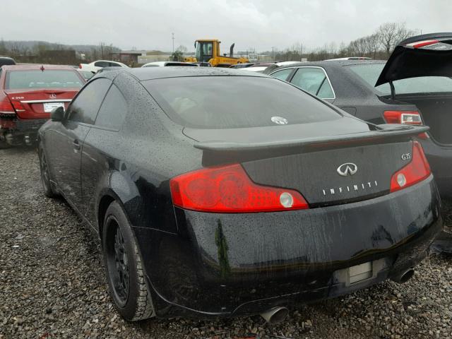 JNKCV54E74M822177 - 2004 INFINITI G35 BLACK photo 3