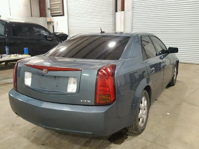 1G6DM57T960152485 - 2006 CADILLAC CTS BLUE photo 4