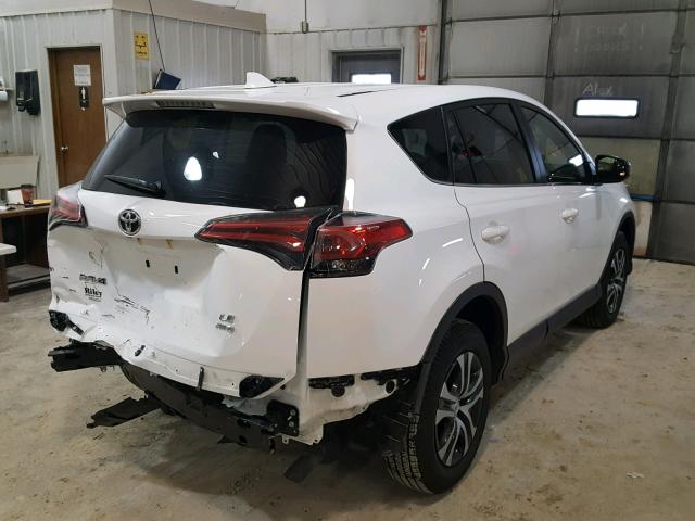 JTMBFREV4JJ721112 - 2018 TOYOTA RAV4 LE WHITE photo 4