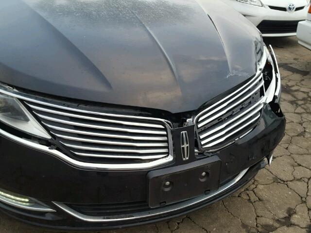 3LN6L2LU0ER810131 - 2014 LINCOLN MKZ HYBRID BLACK photo 9