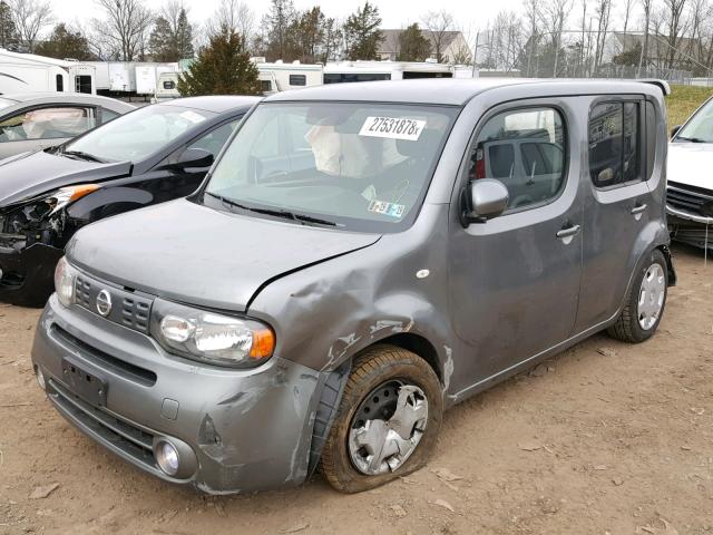 JN8AZ2KRXAT168914 - 2010 NISSAN CUBE BASE GRAY photo 2