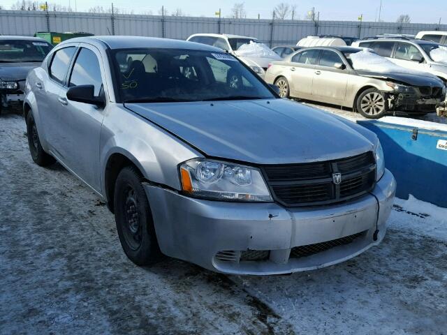 1B3CC4FB2AN164621 - 2010 DODGE AVENGER SX SILVER photo 1