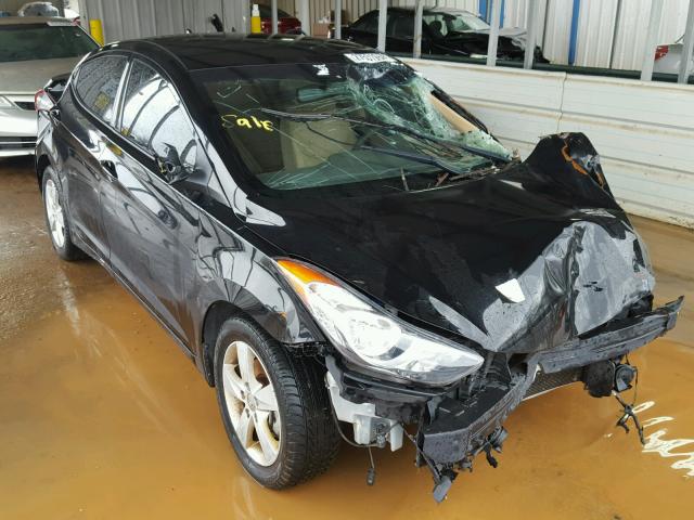 KMHDH4AE7DU865280 - 2013 HYUNDAI ELANTRA GL BLACK photo 1