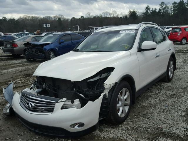 JN1AJ0HP0AM703663 - 2010 INFINITI EX35 BASE WHITE photo 2