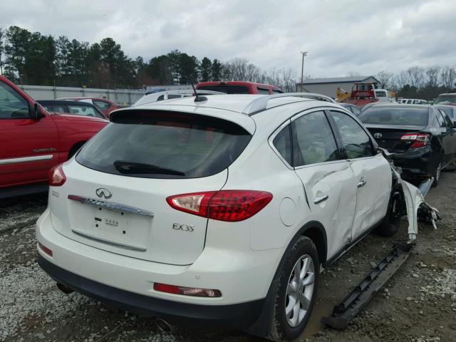 JN1AJ0HP0AM703663 - 2010 INFINITI EX35 BASE WHITE photo 4