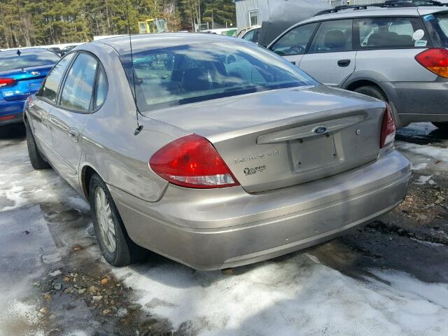 1FAFP56235A234281 - 2005 FORD TAURUS SEL TAN photo 3