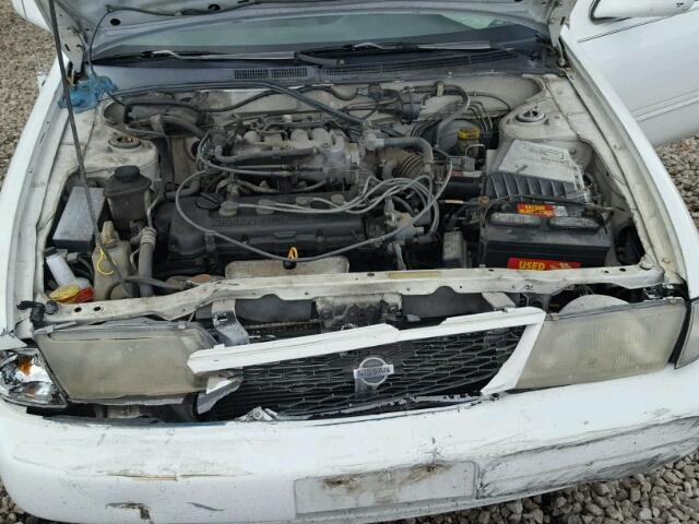 1N4AB41D0WC704834 - 1998 NISSAN SENTRA E WHITE photo 7