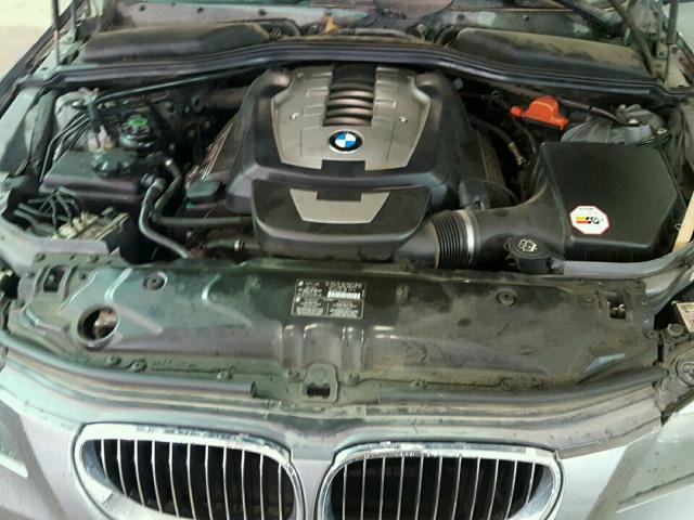 WBANW53598CT53529 - 2008 BMW 550 I GRAY photo 7